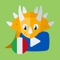 With the Italian for kids and babies video app, children between the ages of 1 and 8 will learn Italian with fun and educational videos