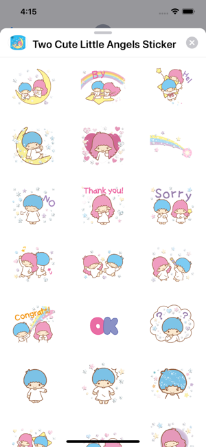 Two Cute Little Angel Stickers(圖2)-速報App