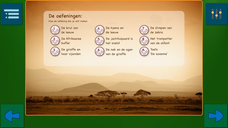Begrijpend lezen; De savanne