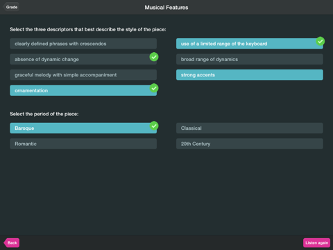 ABRSM Aural Trainer Lite screenshot 2