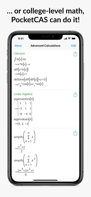 Mathematics with PocketCAS Pro(圖3)-速報App