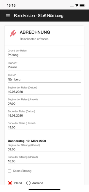 Reisekosten - StbK Nürnberg(圖1)-速報App