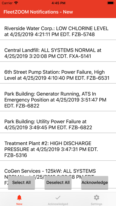 FleetZOOM Notifications screenshot 2