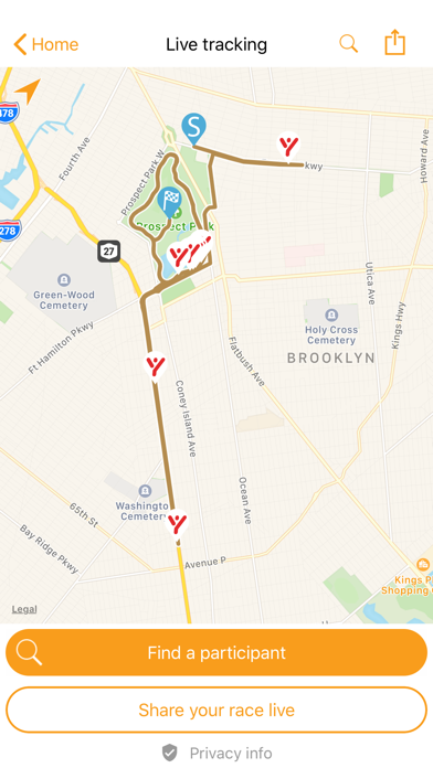 NYCRUNS Brooklyn Marathon screenshot 2