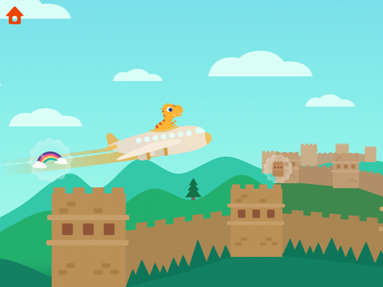 Dinosaur Plane - Game for kids screenshot 2