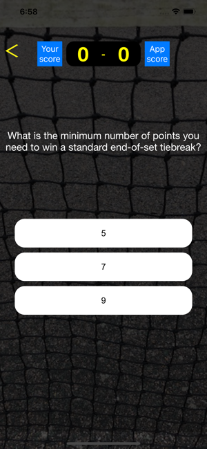 Tiebreak Tennis App