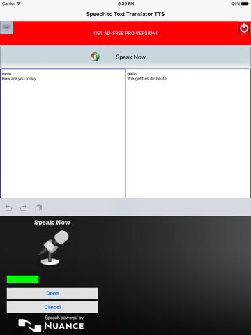 Speech2Text TTS Translator screenshot 2