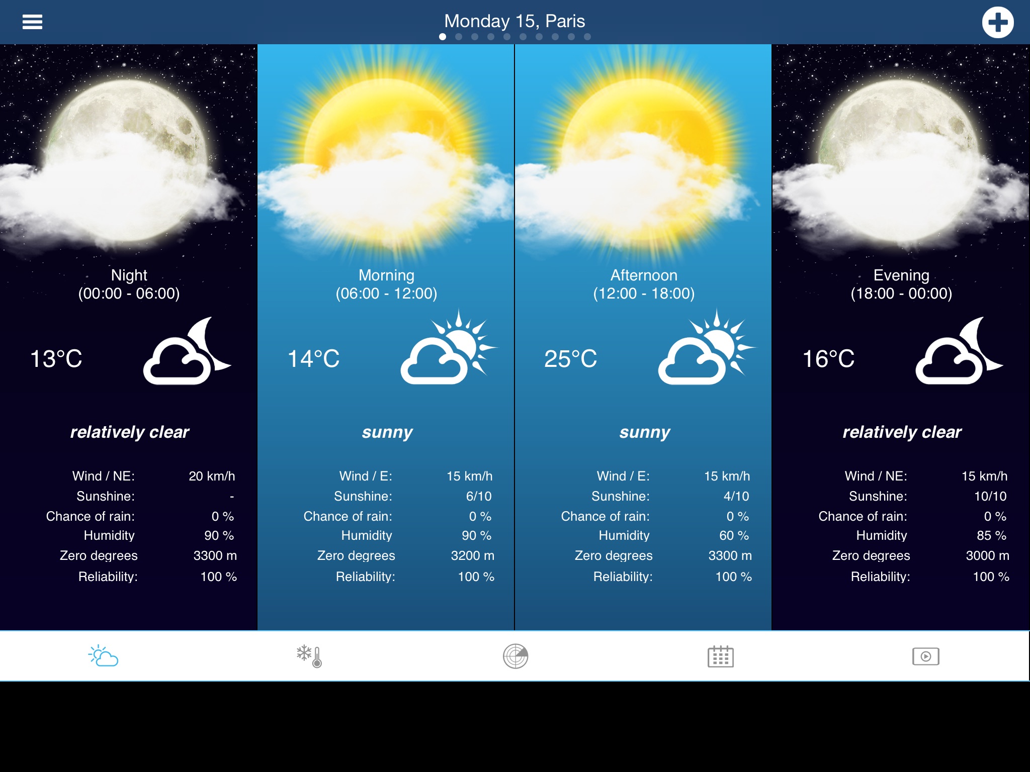 Weather for France screenshot 2