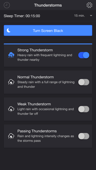 How to cancel & delete Thunderstorm Simulator from iphone & ipad 1