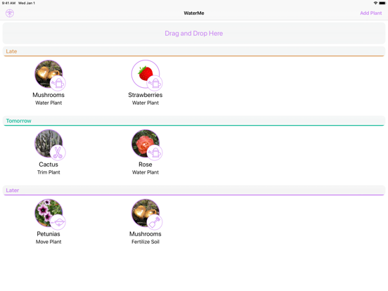 WaterMe - Plant Watering Reminders screenshot