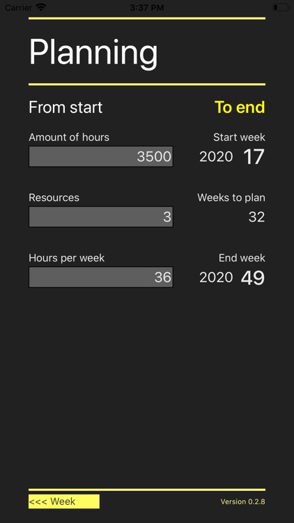 Week Number # screenshot-3