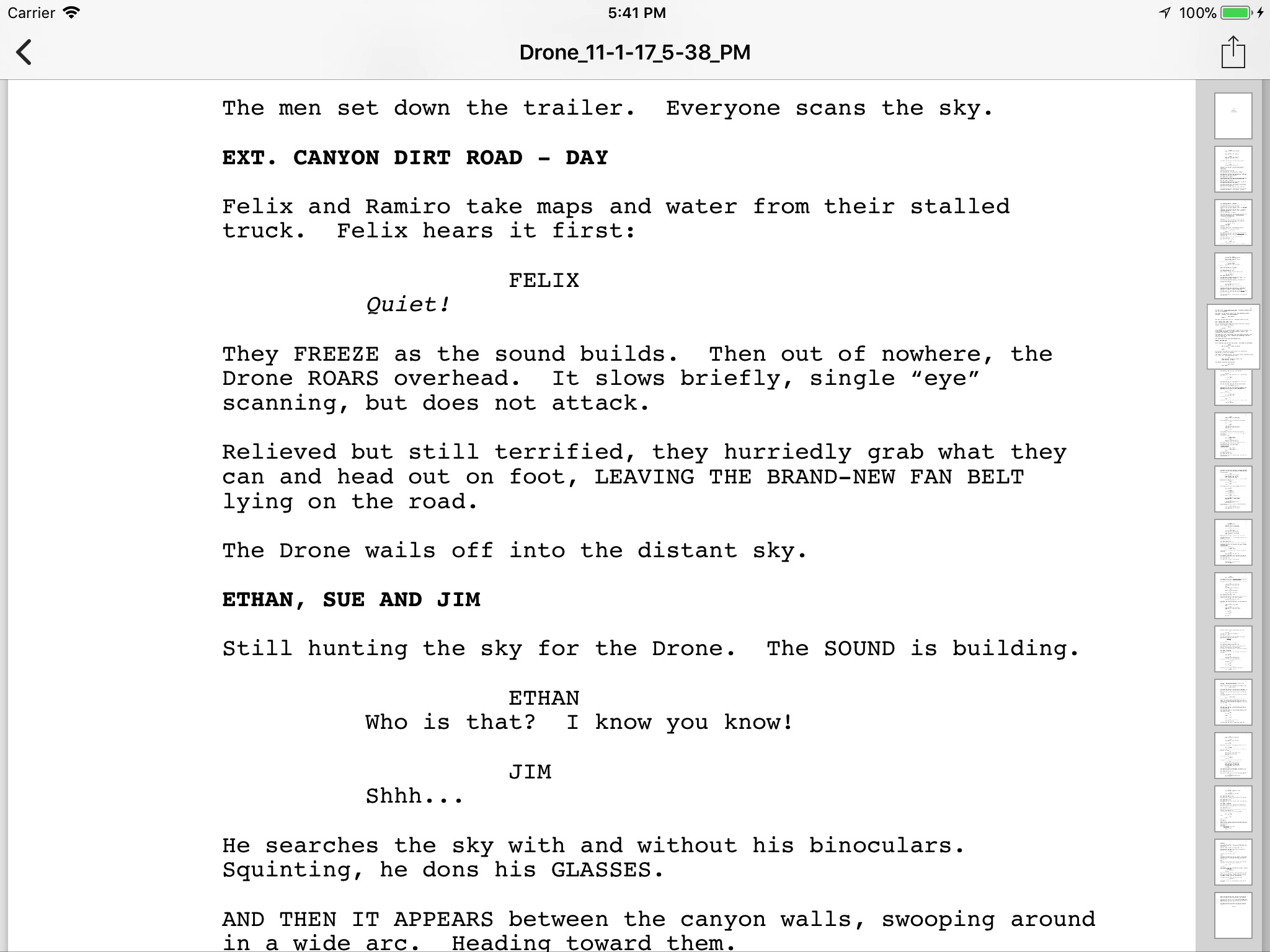 Slugline: Simply Screenwriting screenshot 4