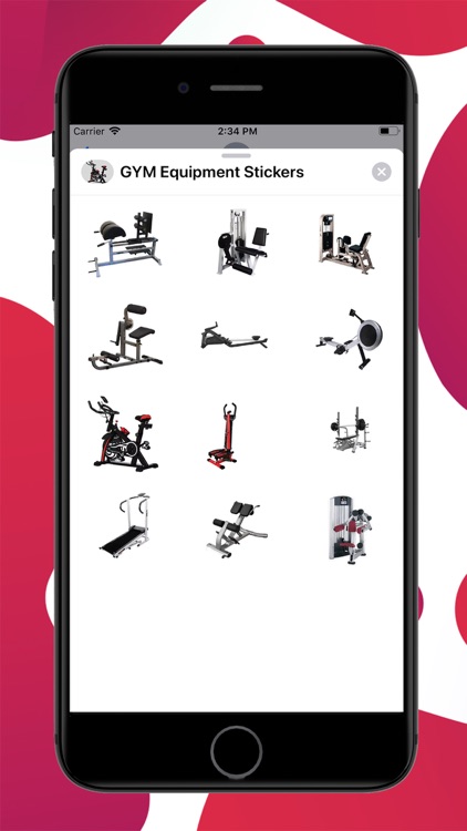 GYM Equipment Stickers