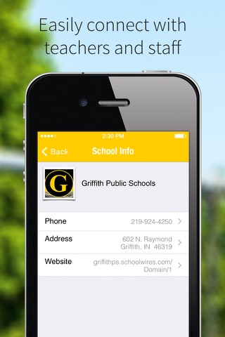 Griffith Public Schools screenshot 2