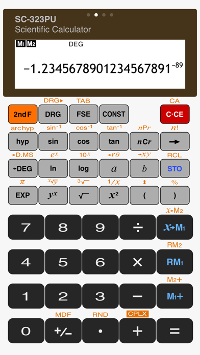 Calculator SC-323PU Screenshots