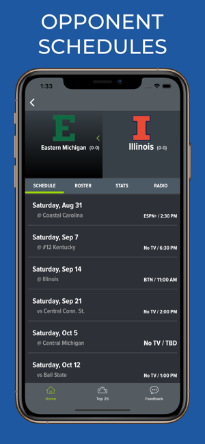 Illinois Football Schedules(圖7)-速報App