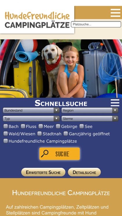 Hundefreundliche Campingplätze