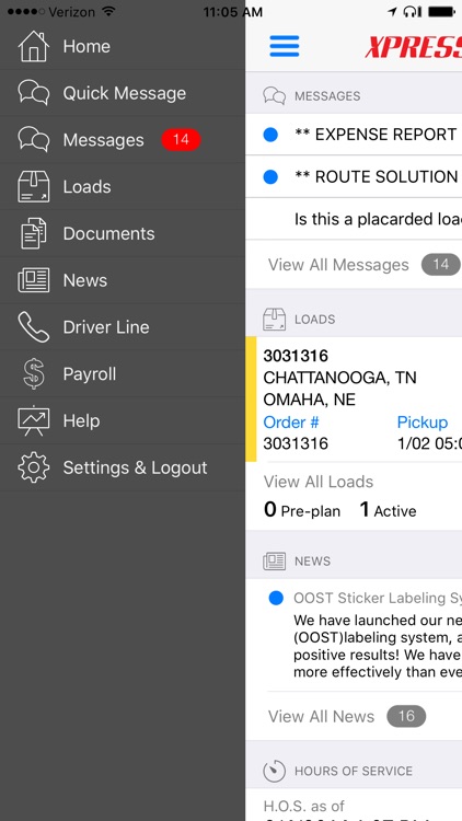 Xpress Mobile for Drivers screenshot-1