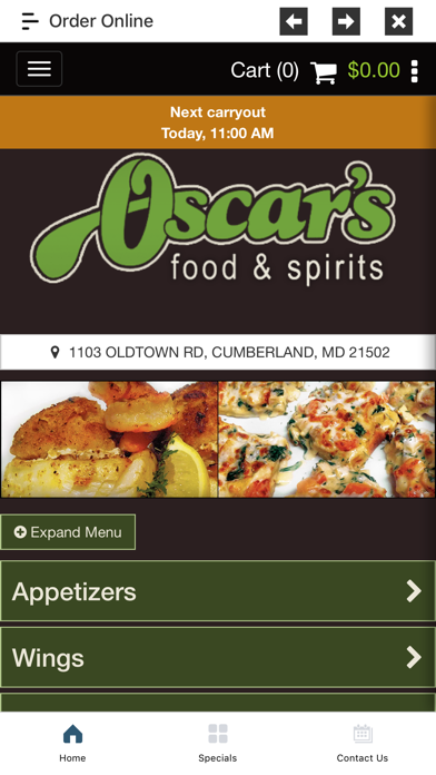 Oscar's Restaurant screenshot 3