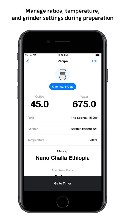 Barista - Coffee Timer