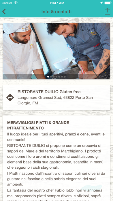 Ristorante Duilio Gluten Free screenshot 2