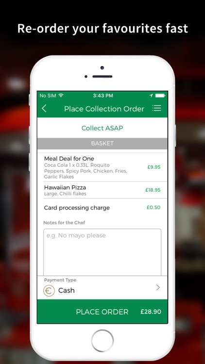 Caspian Pizza App