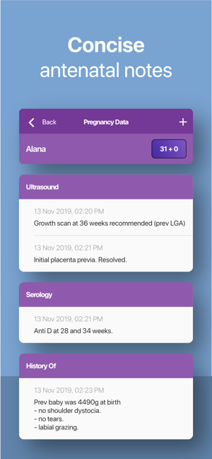 Midwifery Antenatal Data(圖4)-速報App