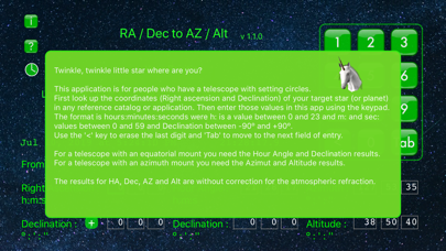 RA/Dec - AZ/Alt screenshot 3