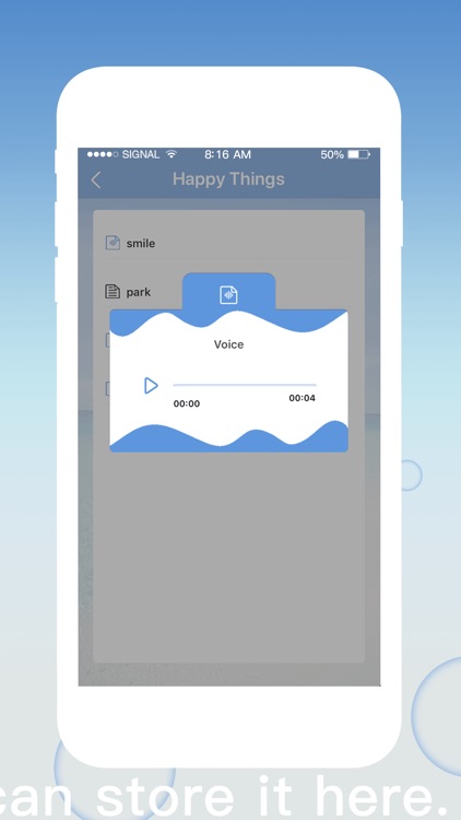 Mood box-Voice&Text record