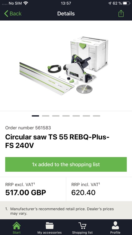 Festool Order app screenshot-4