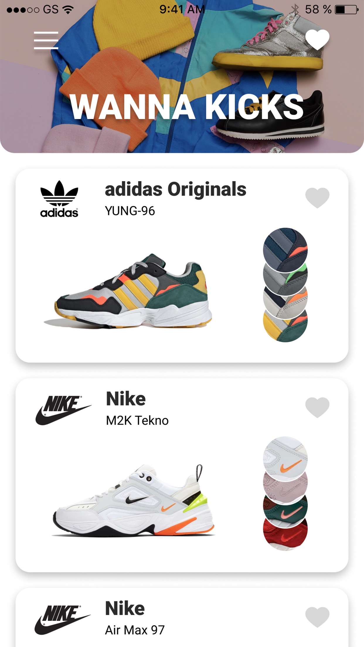 Screenshot do app Wanna Kicks