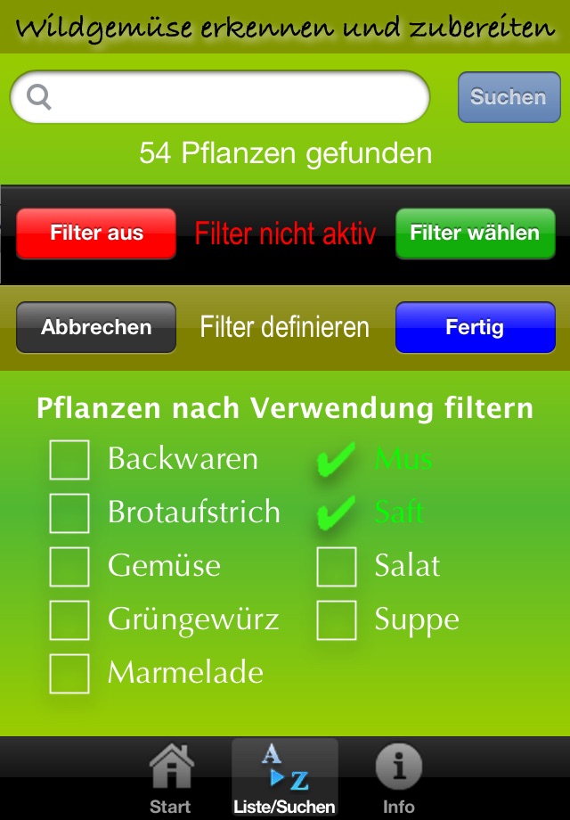 Wildpflanzen in der Küche screenshot 2