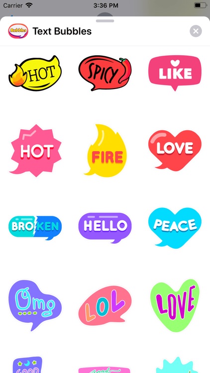 Speech Bubble Stickers ⋆ screenshot-4