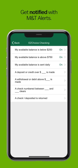 M&T Mobile Banking app screenshot