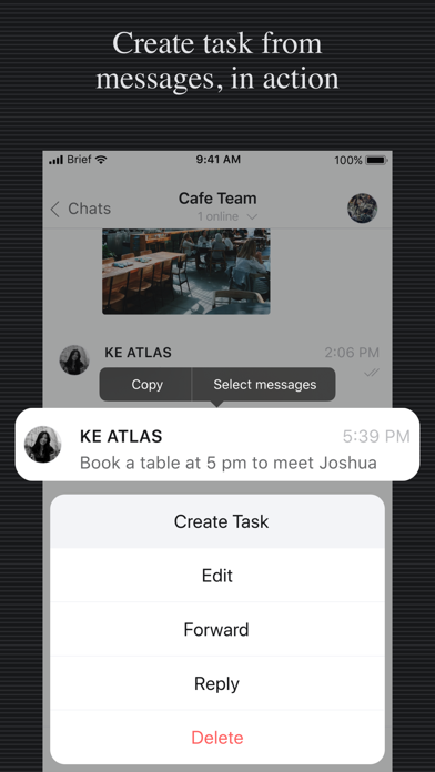 BriefX: Chats, Tasks, Projects screenshot 3