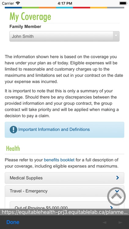 Equitable EZClaim Mobile screenshot-4