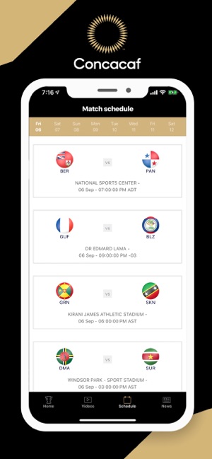 CONCACAF Official App(圖4)-速報App