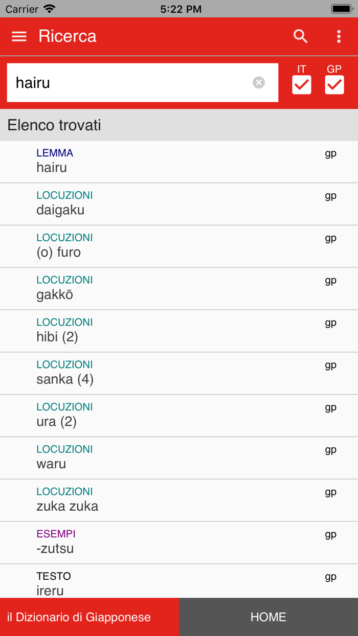Il Dizionario di Giapponese