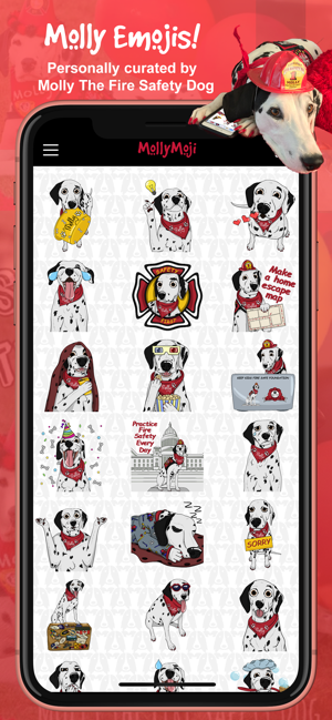 MollyMoji - Dalmatian stickers(圖2)-速報App