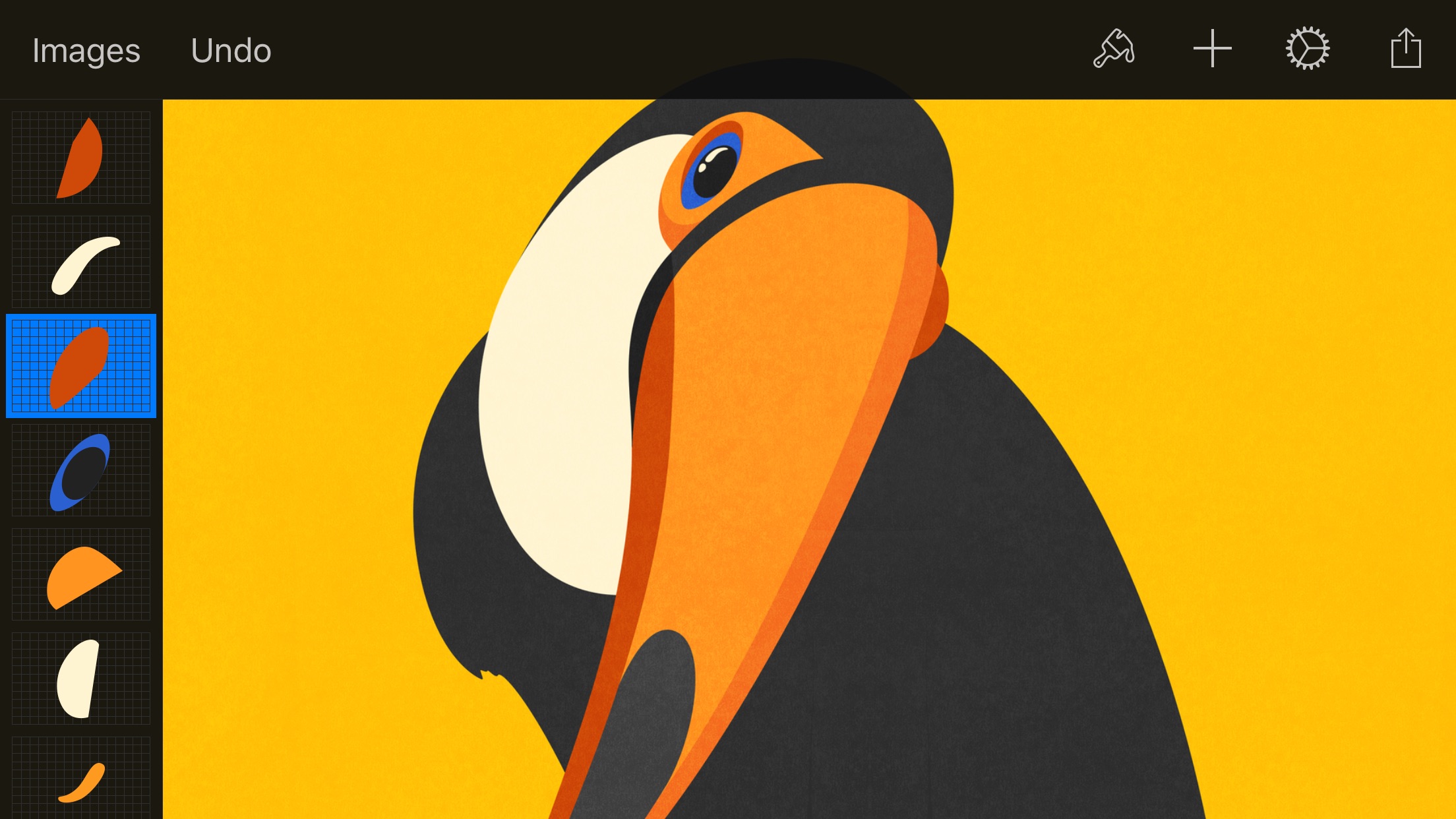 Screenshot do app Pixelmator