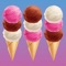 Sort the ice cream colors all onto one ice cream cone