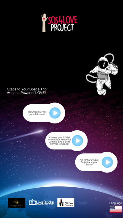 How to cancel & delete SOS4Love Goes to Space - SDGs from iphone & ipad 1