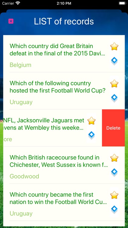 Use and create a sports quiz screenshot-7