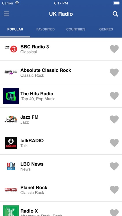 UK Radio Stations Live