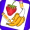 Fruits Coloring Drawing Book - Coloring Game develop coloring and drawing skills