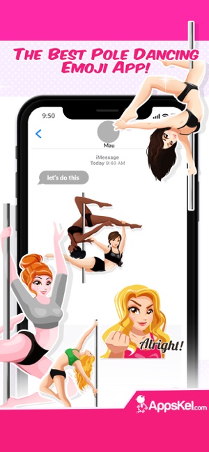 Pole Dancing Stickers Emoji(圖1)-速報App