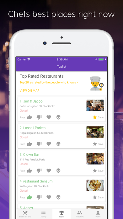 rator - restaurant tips screenshot 4