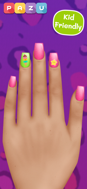 Girls Nail Salon - Kids Games(圖3)-速報App