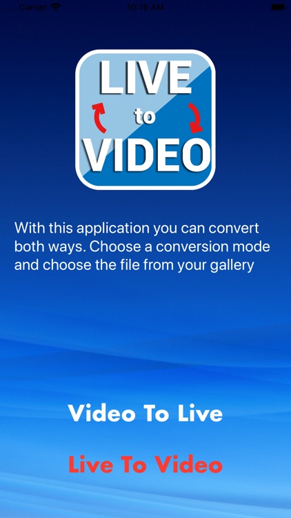 Live to Video Converter