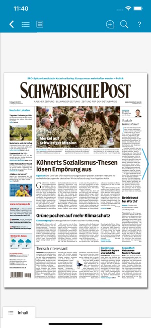 SchwäPo und Tagespost E-Paper(圖3)-速報App